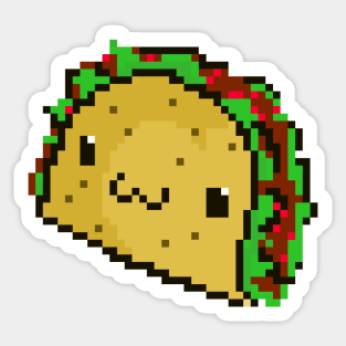 Pixel Taco Sticker